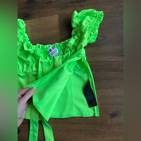 I.AM.GIA Naomi Corset Top ๐โจ | Neon Green | Size S | Revolve - Picture 4 of 9